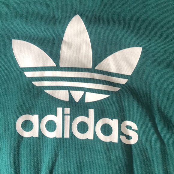 Adidas emerald green logo hoodie - Picture 2 of 4